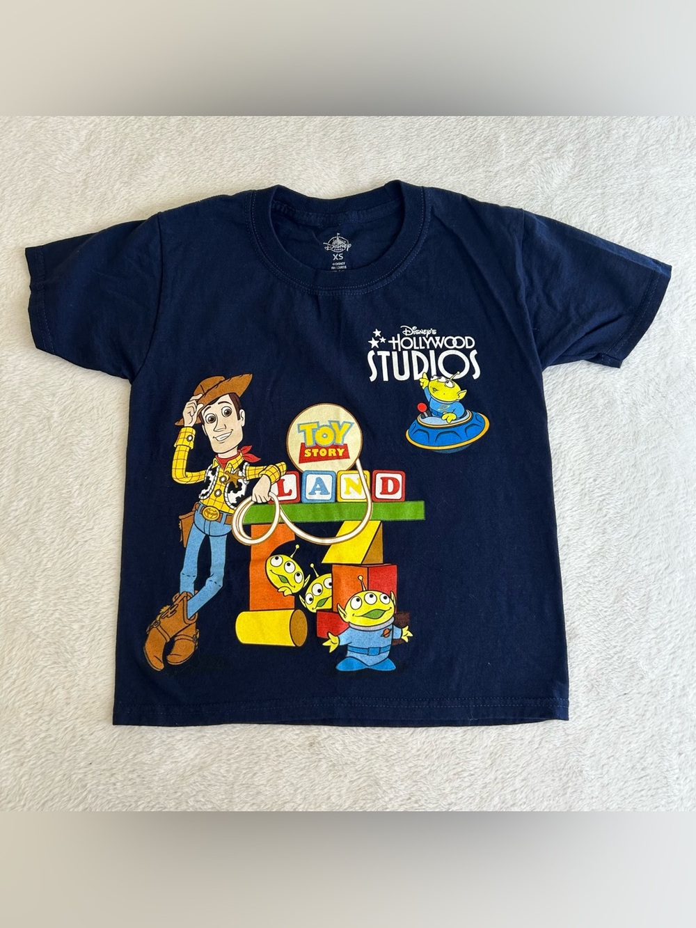 Disney Kids Boys T-Shirt Size XS Blue Toy Story Woody